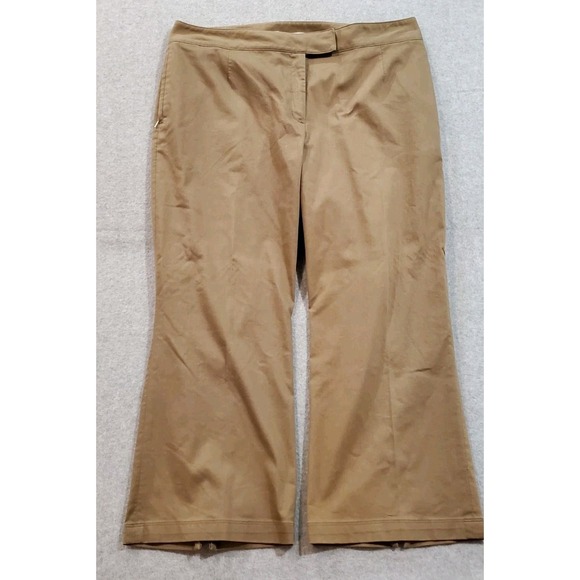 Nike Pants - Nike Golf Pants Women's 16 Brown Dri-Fit Stretch Performance Zipper Pockets